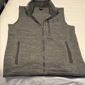 Patagonia Men's Charcoal Zip-Up Vest